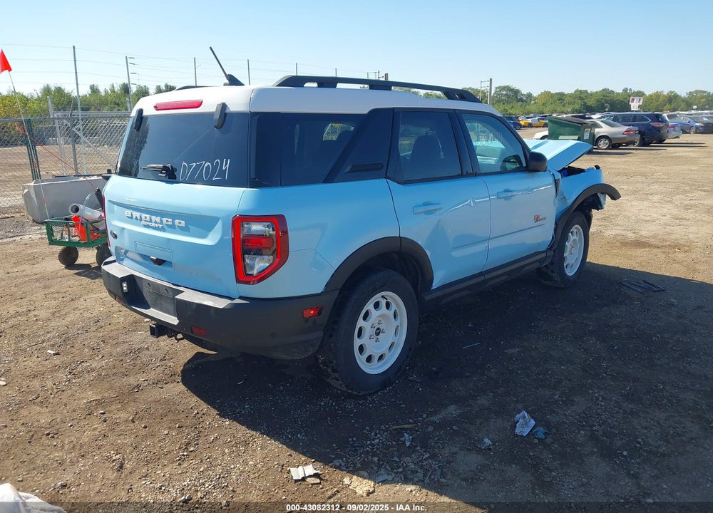 2023 FORD BRONCO SPORT VIN: 3FMCR9H90PRD77024