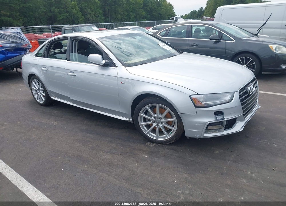 2014 AUDI A4 2.0T PREMIUM VIN: WAUFFAFL2EN036330