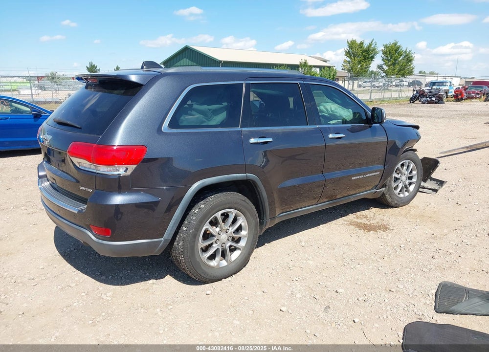 2016 JEEP GRAND CHEROKEE LIMITED VIN: 1C4RJFBG6GC506989