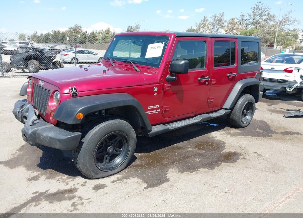 2013 JEEP WRANGLER UNLIMITED SPORT VIN: 1C4BJWDG9DL589487