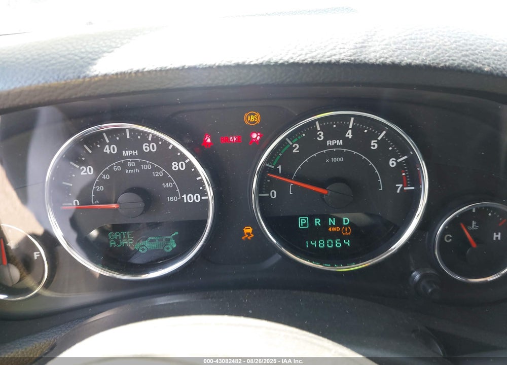 2013 JEEP WRANGLER UNLIMITED SPORT VIN: 1C4BJWDG9DL589487