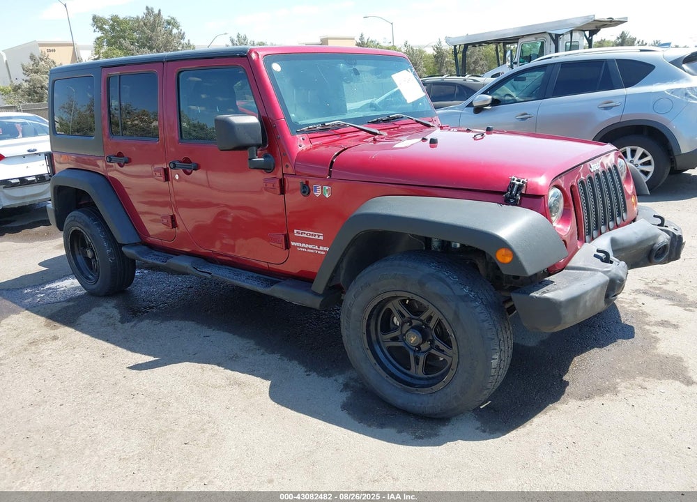 2013 JEEP WRANGLER UNLIMITED SPORT VIN: 1C4BJWDG9DL589487