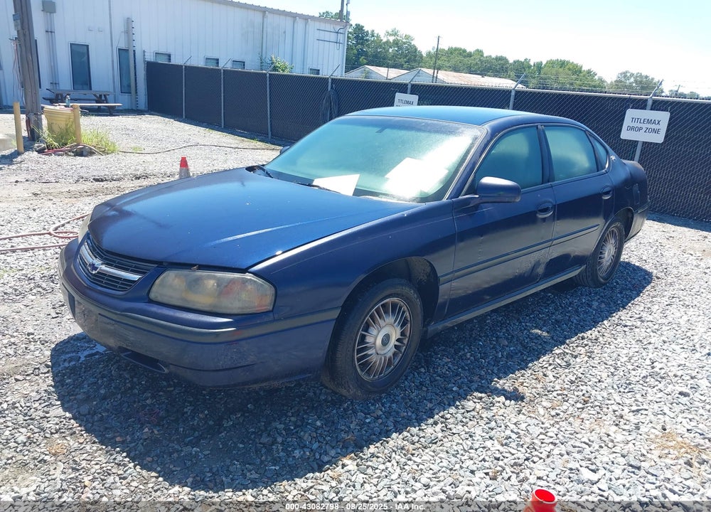 2000 CHEVROLET IMPALA VIN: 2G1WF55K1Y9235100