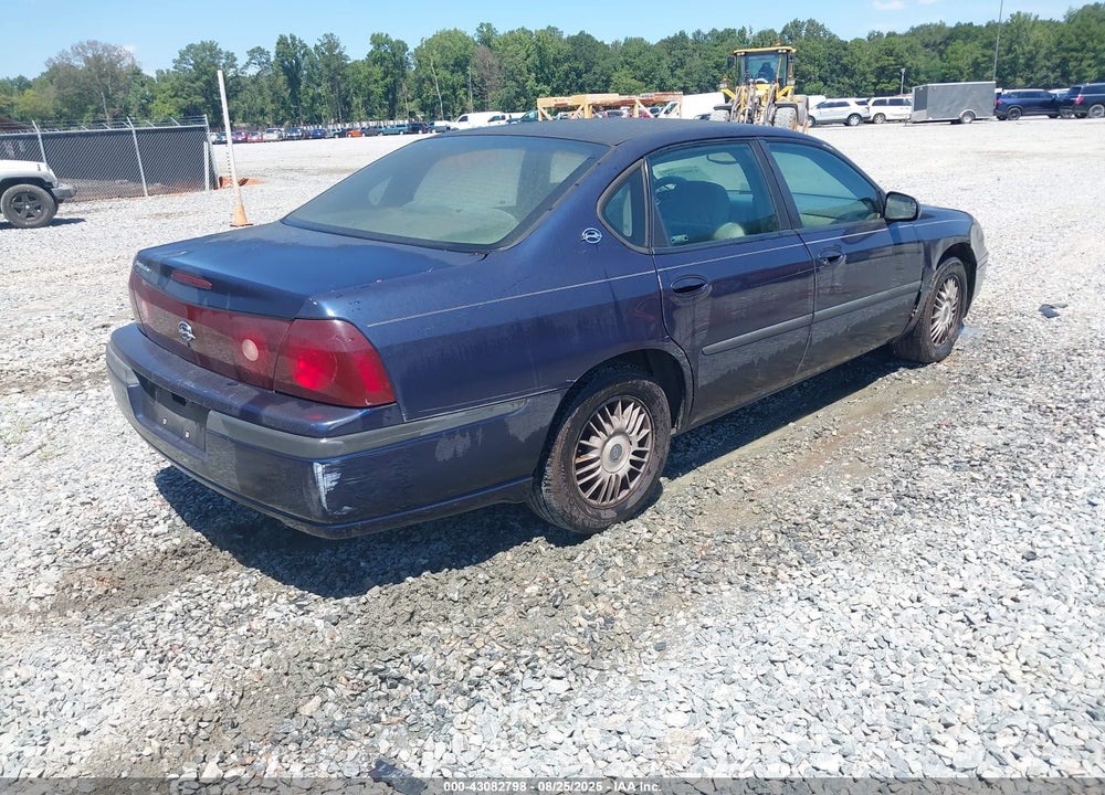 2000 CHEVROLET IMPALA VIN: 2G1WF55K1Y9235100