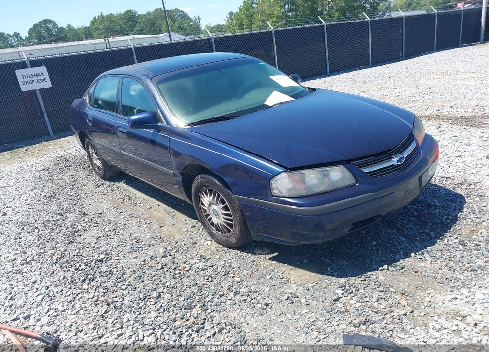 2000 CHEVROLET IMPALA VIN: 2G1WF55K1Y9235100