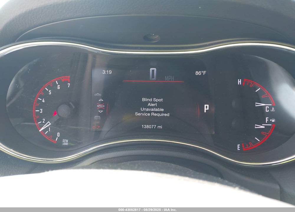 2016 DODGE DURANGO LIMITED VIN: 1C4RDJDG0GC413019