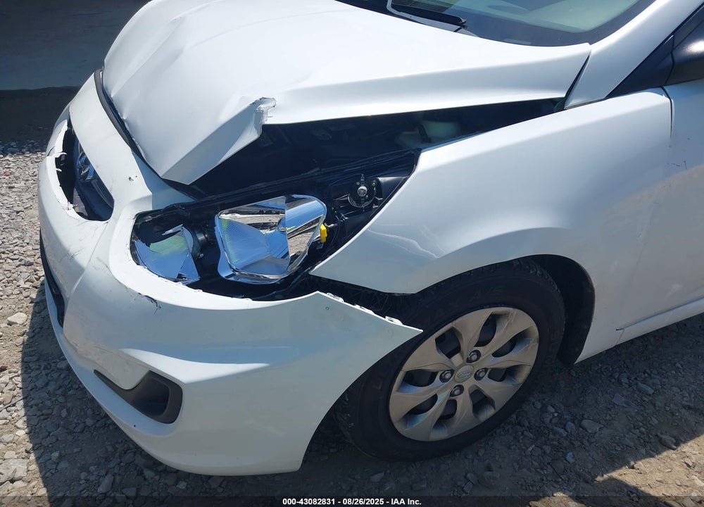 2017 HYUNDAI ACCENT VIN: KMHCT5AEXHU350456