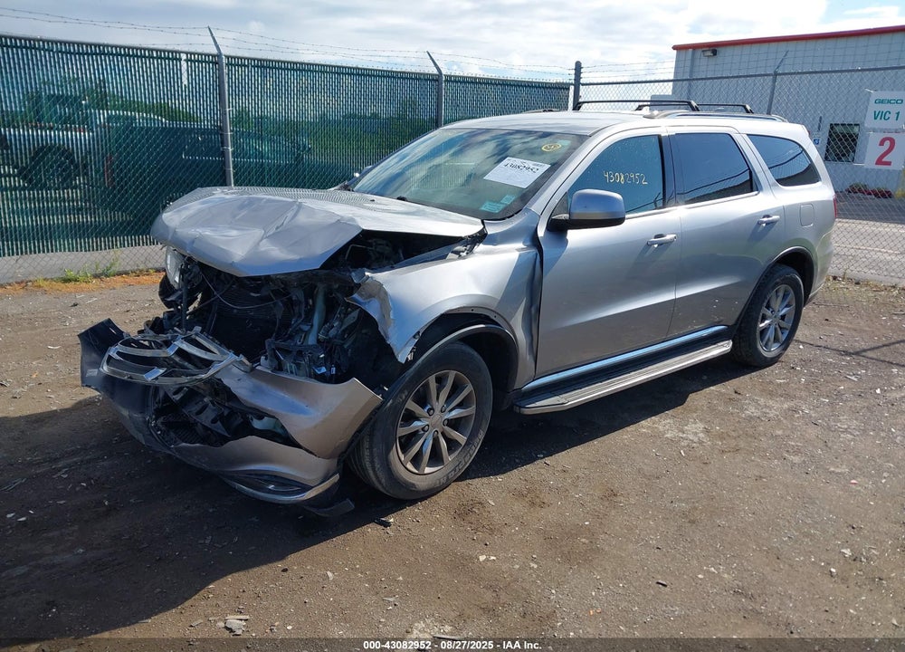 2017 DODGE DURANGO VIN: 1C4RDJAG3HC634734