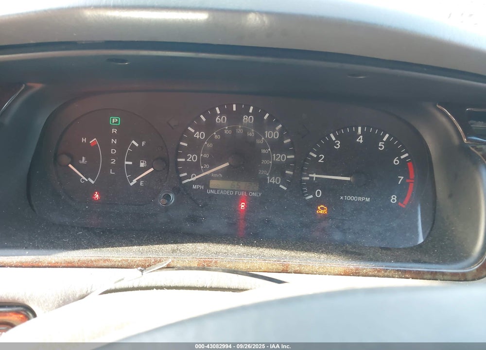 1998 TOYOTA CAMRY VIN: JT2BF22K0W0099549