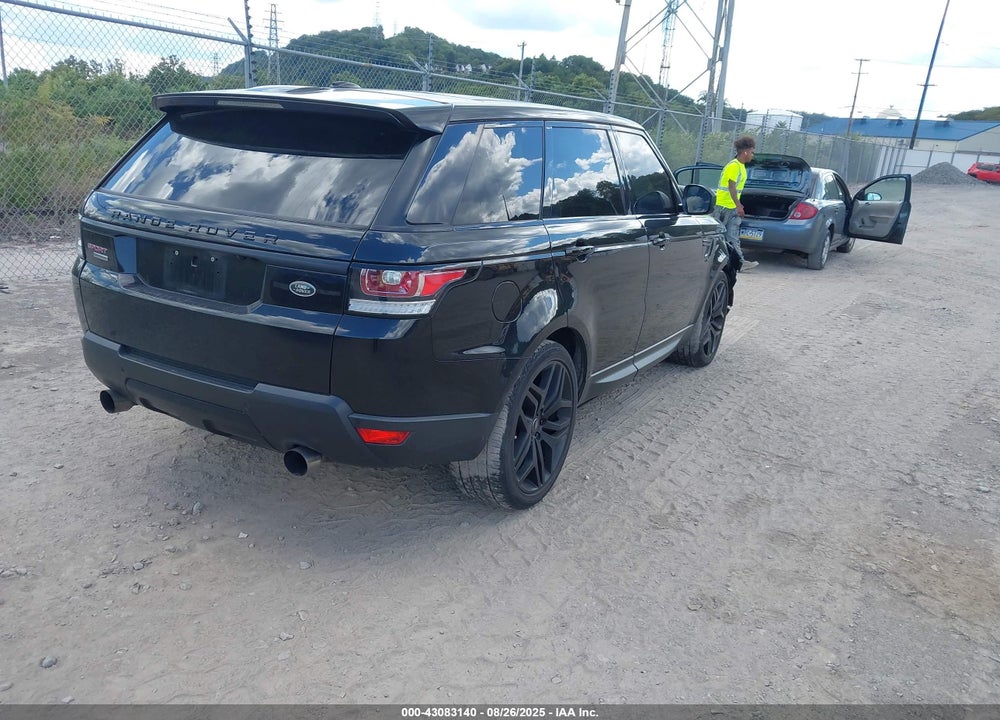 2015 LAND ROVER RANGE ROVER SPORT VIN: SALWR2TF6FA515091