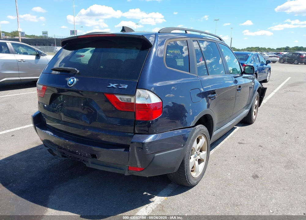 2007 BMW X3 VIN: WBXPC93427WF02028