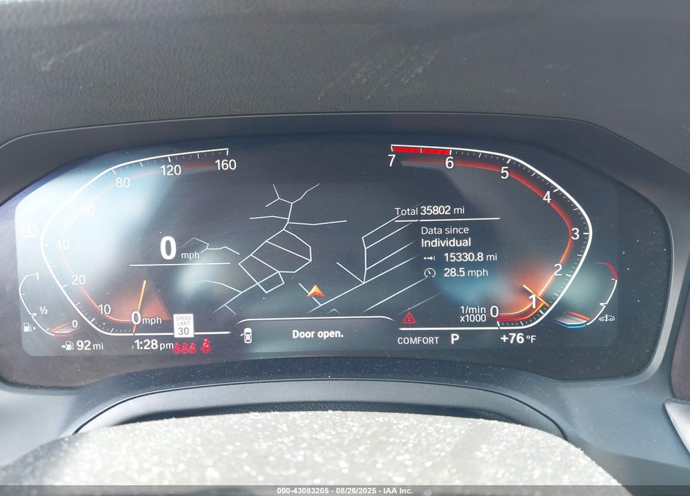 2022 BMW 330I XDRIVE VIN: 3MW5R7J08N8C35002