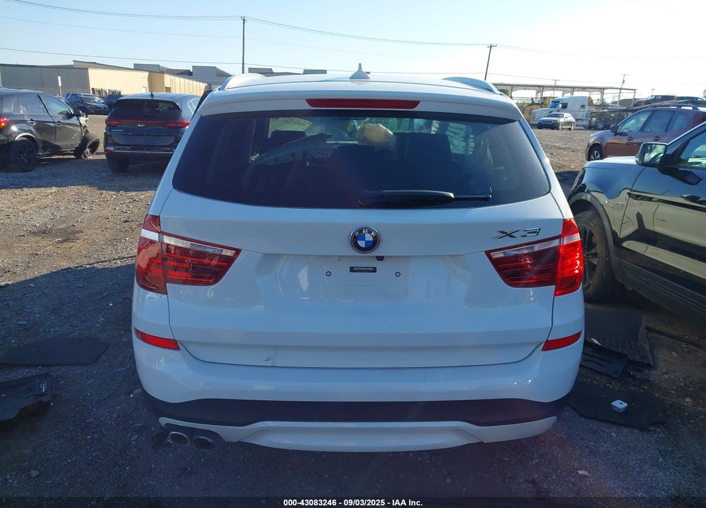 2016 BMW X3 VIN: 5UXWX9C51G0D79359