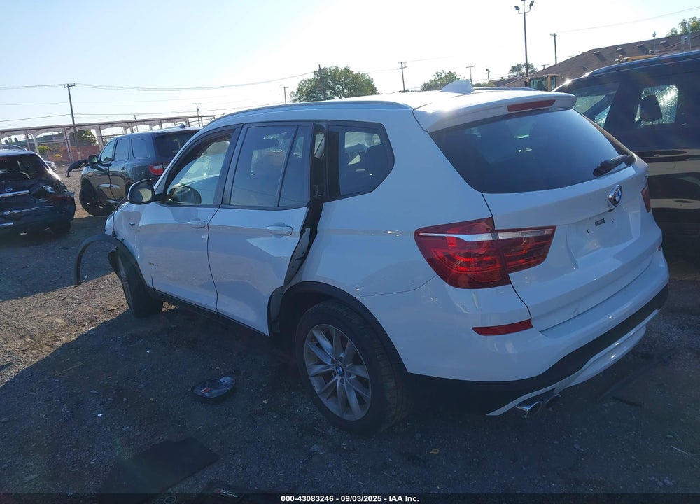 2016 BMW X3 VIN: 5UXWX9C51G0D79359