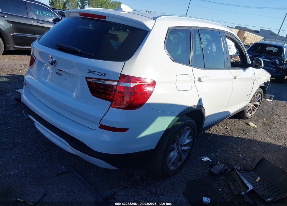 2016 BMW X3 VIN: 5UXWX9C51G0D79359