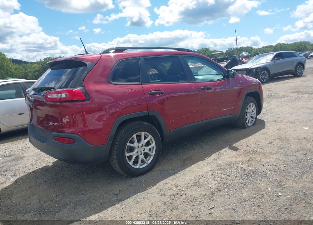 2016 JEEP CHEROKEE SPORT VIN: 1C4PJMAB7GW327618
