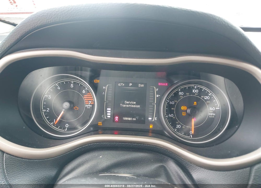2016 JEEP CHEROKEE SPORT VIN: 1C4PJMAB7GW327618