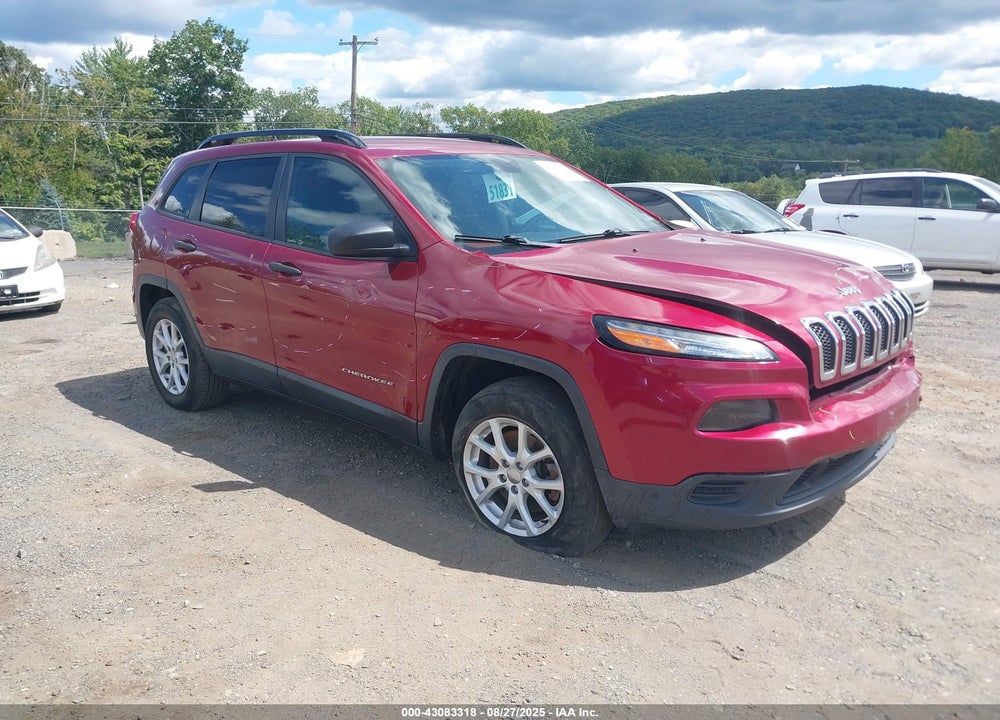2016 JEEP CHEROKEE SPORT VIN: 1C4PJMAB7GW327618