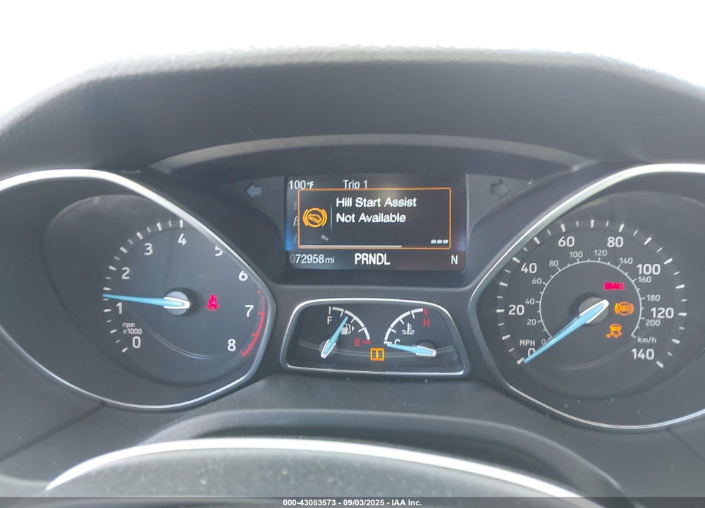 2018 FORD FOCUS VIN: 1FADP3F29JL272365