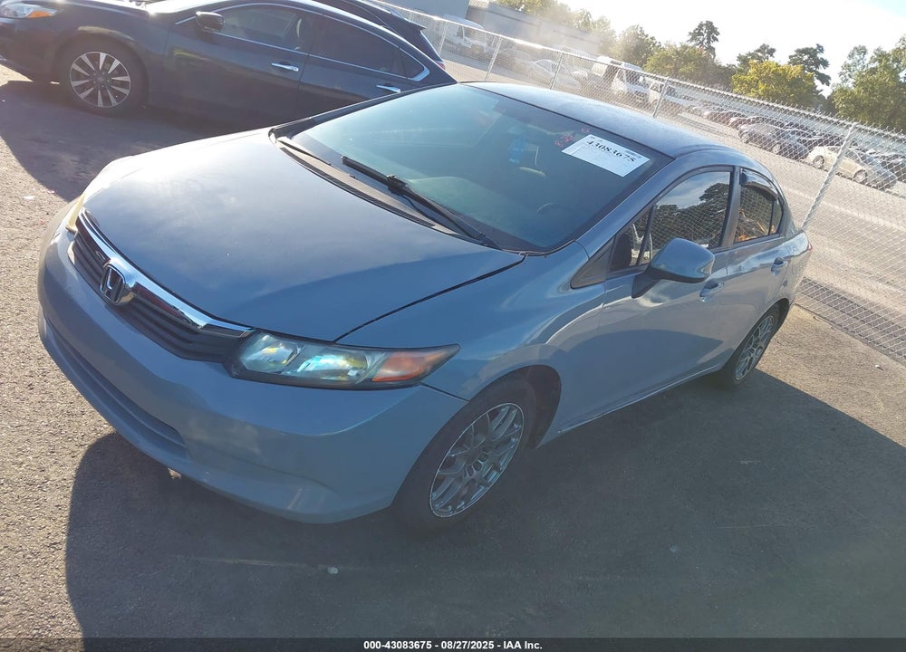 2012 HONDA CIVIC VIN: 2HGFB2F54CH591082