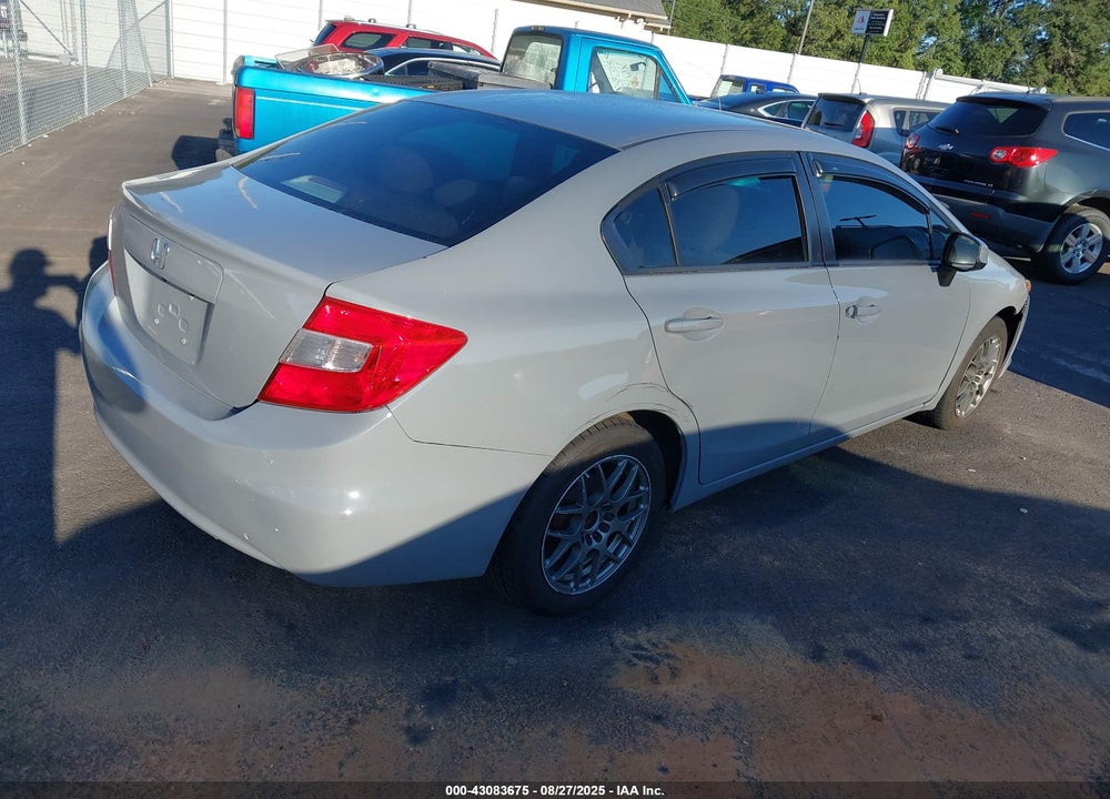 2012 HONDA CIVIC VIN: 2HGFB2F54CH591082