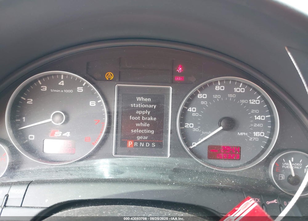 2004 AUDI S4 4.2 VIN: WAUPL68E54A156525