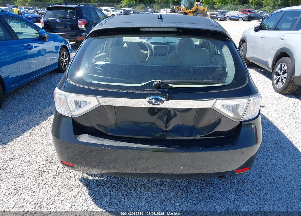 2008 SUBARU IMPREZA VIN: JF1GH61668H838095