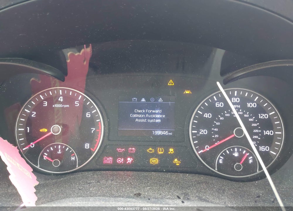 2020 KIA OPTIMA VIN: 5XXGT4L31LG443408