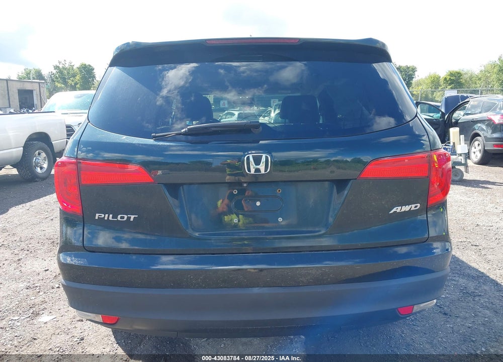 2017 HONDA PILOT VIN: 5FNYF6H59HB091514