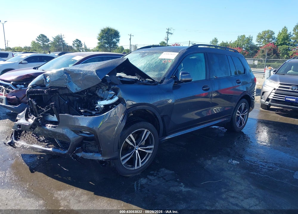 2022 BMW X7 XDRIVE40I VIN: 5UXCW2C03N9K13514