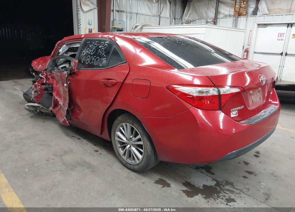 2014 TOYOTA COROLLA VIN: 5YFBURHE7EP038050