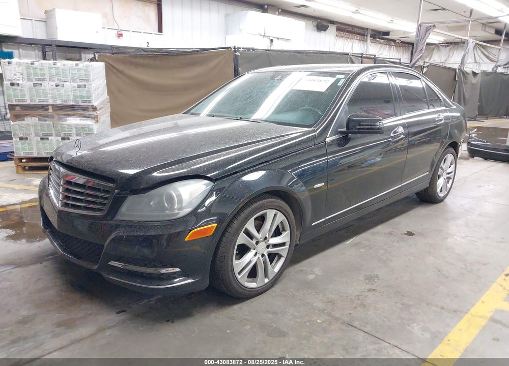 2012 MERCEDES-BENZ C CLASS VIN: WDDGF4HB9CA604905