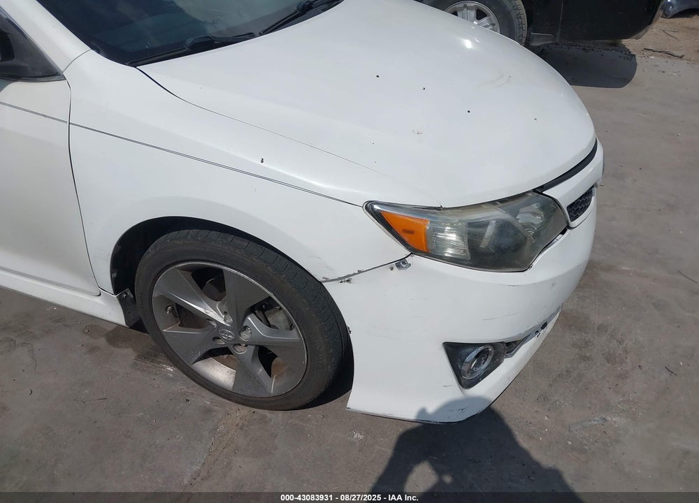 2012 TOYOTA CAMRY VIN: 4T1BF1FK8CU624451