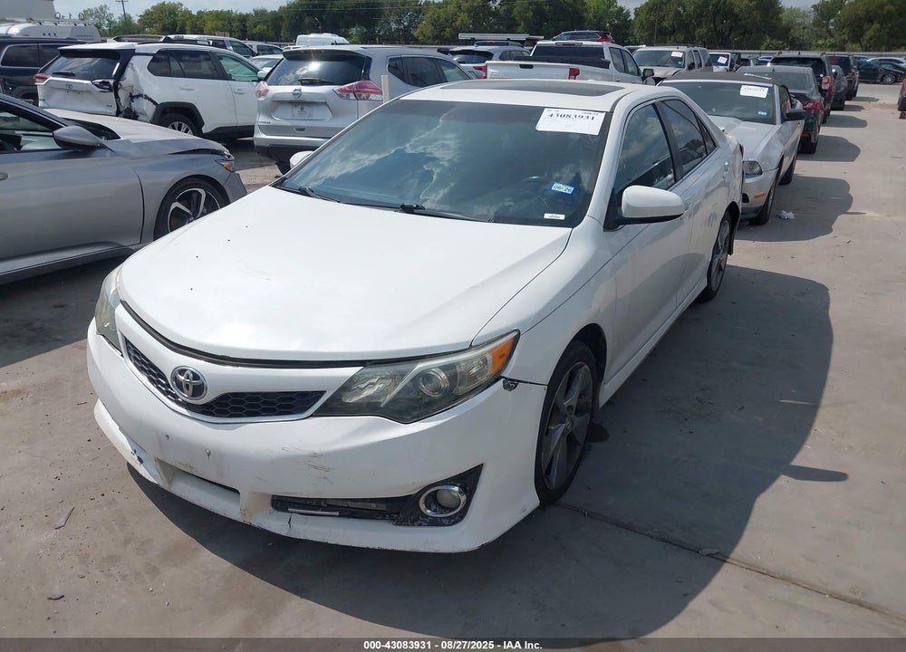 2012 TOYOTA CAMRY VIN: 4T1BF1FK8CU624451