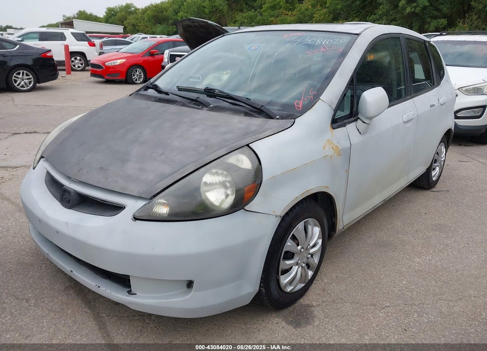 2007 HONDA FIT VIN: JHMGD38437S035558