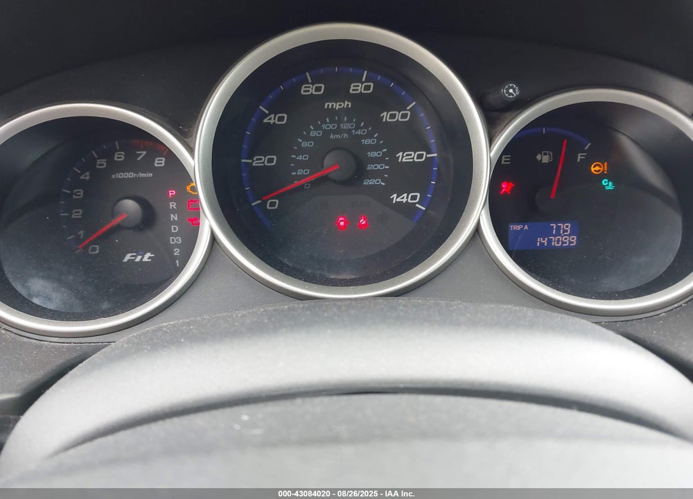 2007 HONDA FIT VIN: JHMGD38437S035558