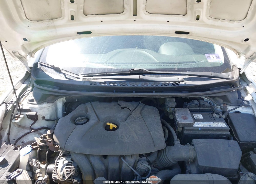 2011 HYUNDAI ELANTRA VIN: 5NPDH4AEXBH050857