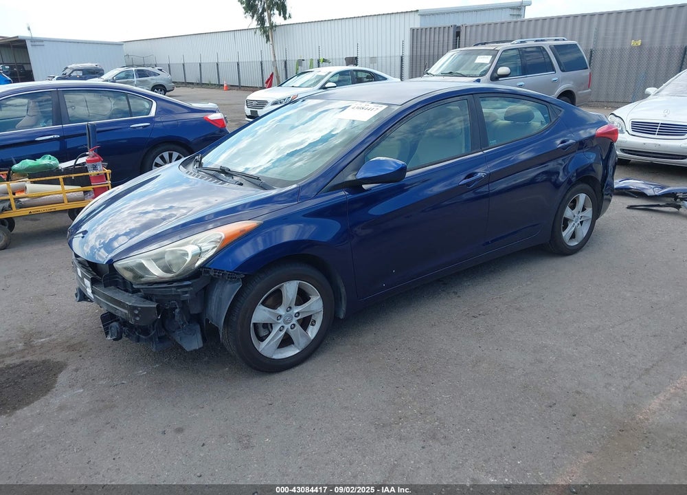 2013 HYUNDAI ELANTRA GLS VIN: KMHDH4AE2DU709907