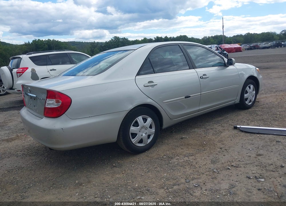 2004 TOYOTA CAMRY LE VIN: 4T1BE32K04U299087