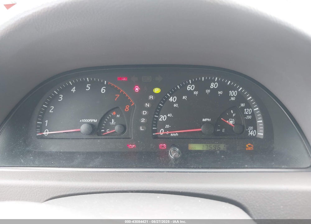 2004 TOYOTA CAMRY LE VIN: 4T1BE32K04U299087