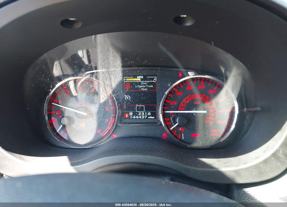 2015 SUBARU WRX VIN: JF1VA1D65F9826960