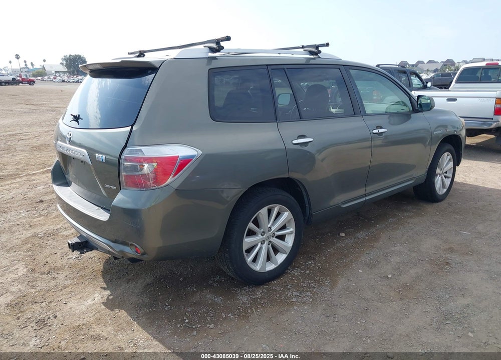 2008 TOYOTA HIGHLANDER HYBRID LIMITED VIN: JTEEW44A382013321