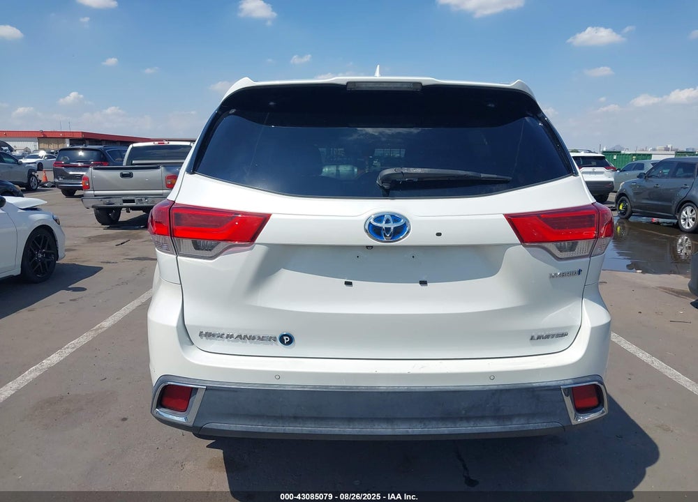 2019 TOYOTA HIGHLANDER HYBRID VIN: 5TDDGRFH9KS065699