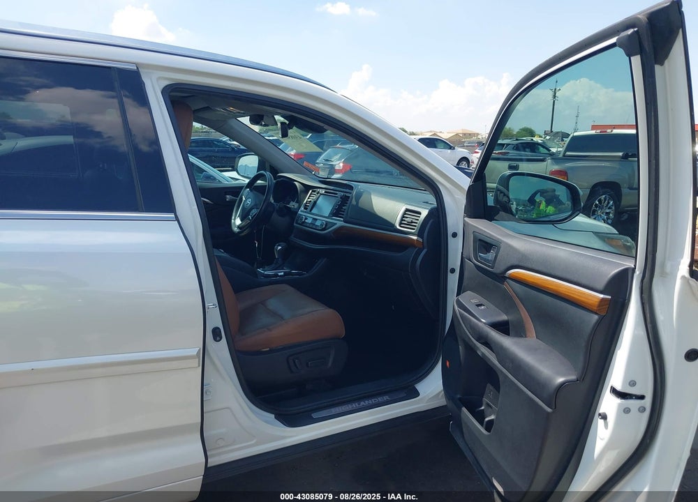 2019 TOYOTA HIGHLANDER HYBRID VIN: 5TDDGRFH9KS065699
