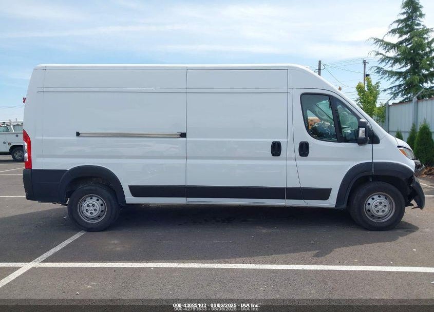 2023 RAM PROMASTER 2500 HIGH ROOF 159 WB VIN: 3C6LRVDG0PE500661