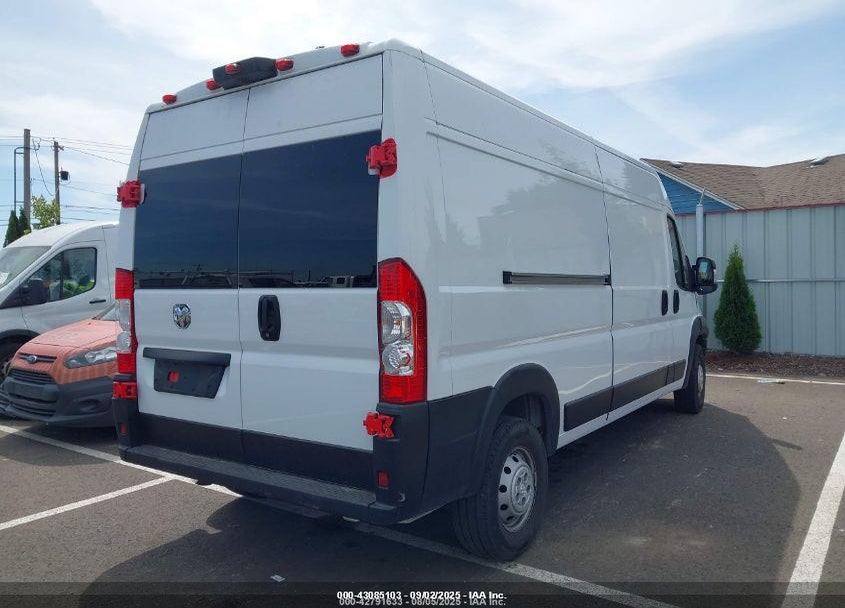 2023 RAM PROMASTER 2500 HIGH ROOF 159 WB VIN: 3C6LRVDG0PE500661
