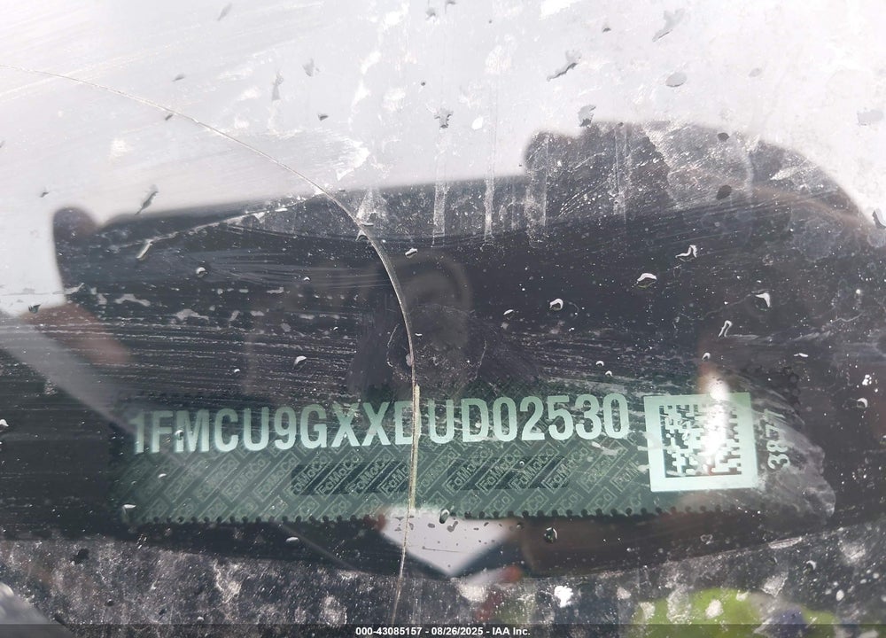 2013 FORD ESCAPE VIN: 1FMCU9GXXDUD02530