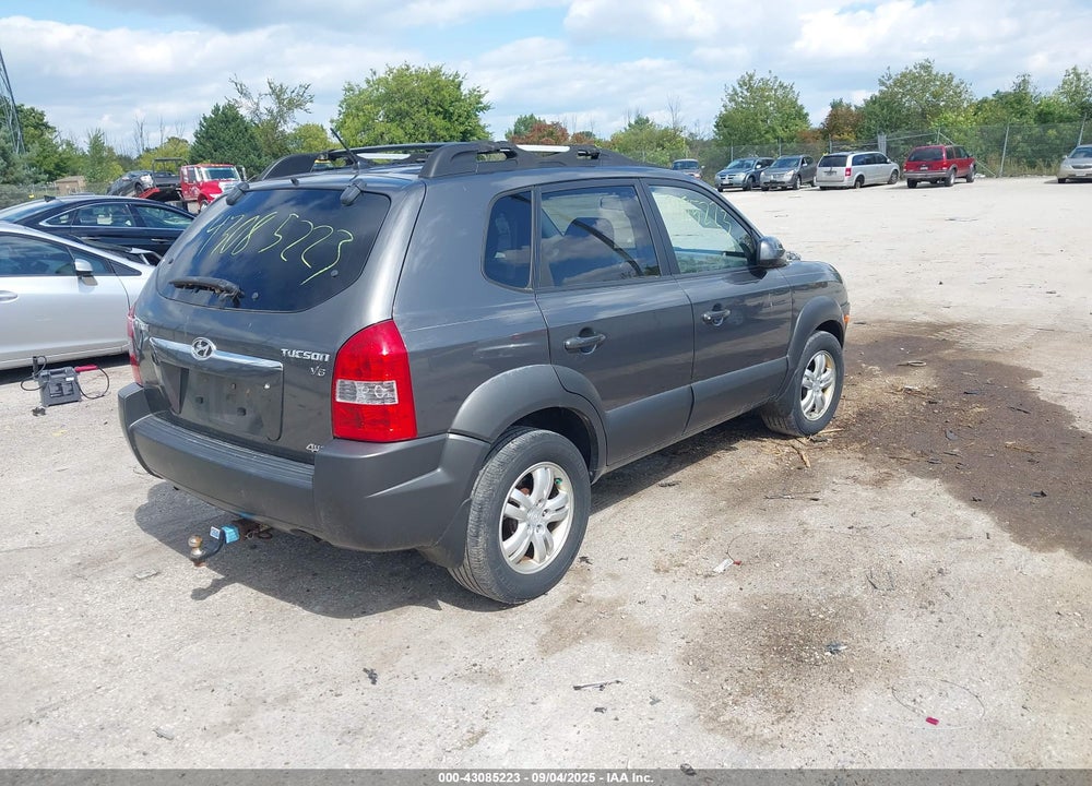 2008 HYUNDAI TUCSON VIN: KM8JN72D48U734199