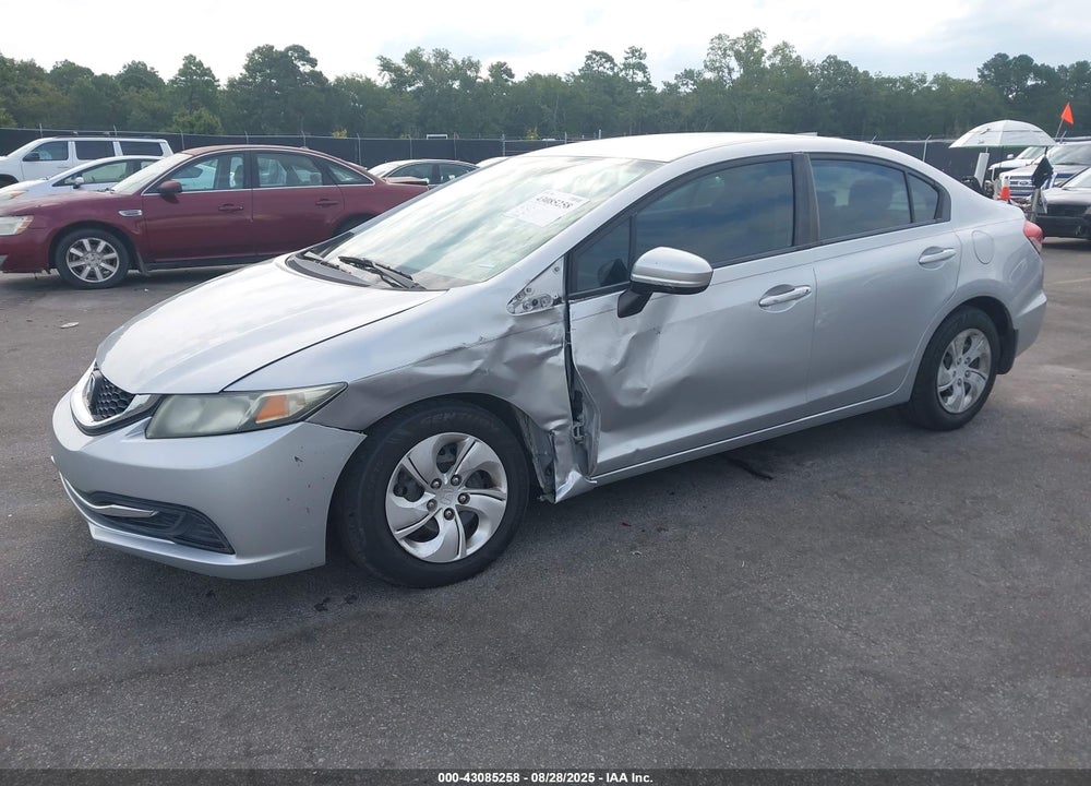 2014 HONDA CIVIC VIN: 19XFB2F57EE061458