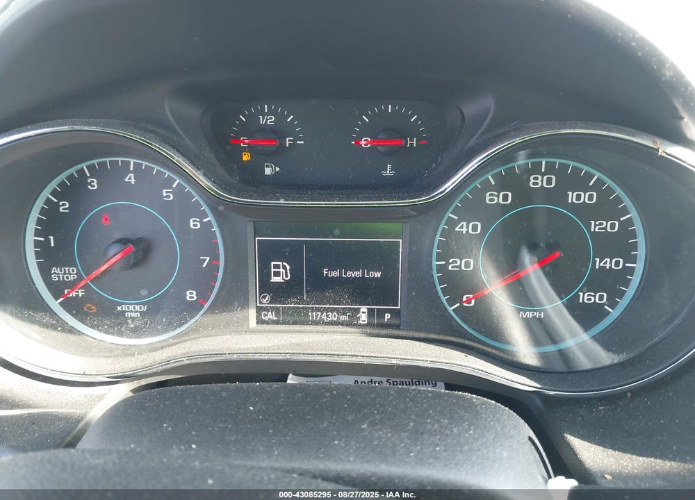 2017 CHEVROLET CRUZE LT AUTO VIN: 1G1BE5SM7H7137200